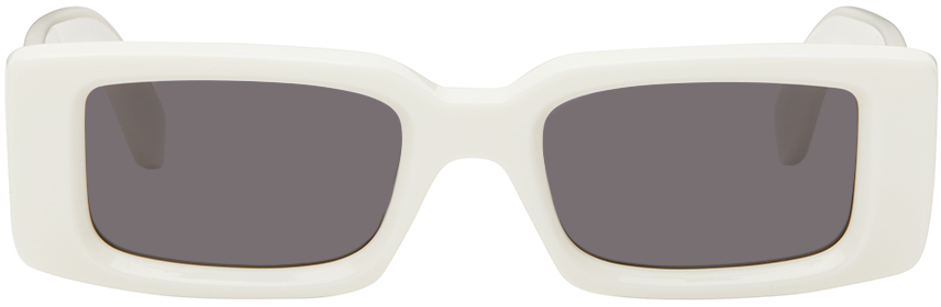 Shop Off-white Arthur Sunglasses In White Dark Grey