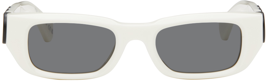 Shop Off-white Fillmore Sunglasses In White Dark Grey