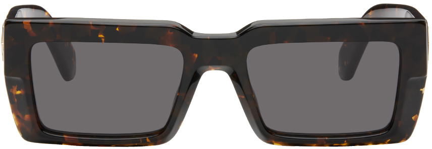 Off-white Brown Moberly Sunglasses In Havana Dark Grey