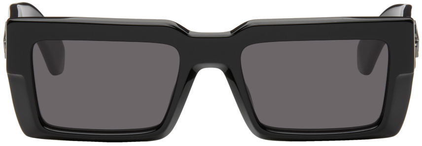 Off-white Black Moberly Sunglasses In Black Dark Grey