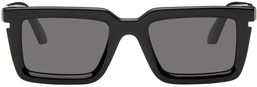 Shop Off-white Black Tucson Sunglasses In Black Dark Grey