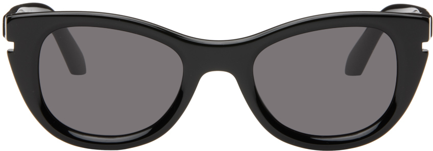 Shop Off-white Black Boulder Sunglasses In Black Dark Grey