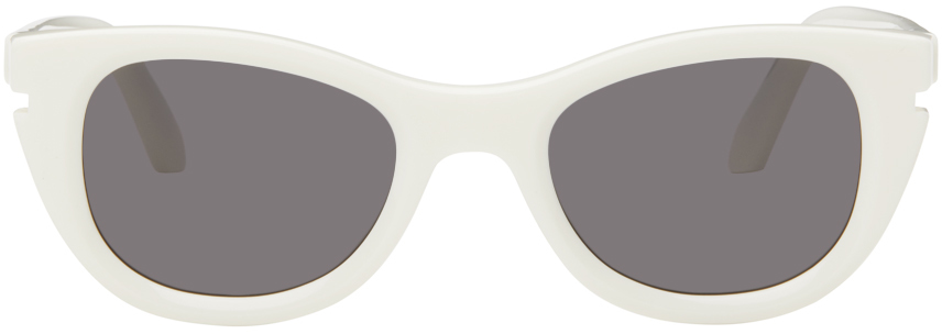 Shop Off-white Boulder Sunglasses In White Dark Grey