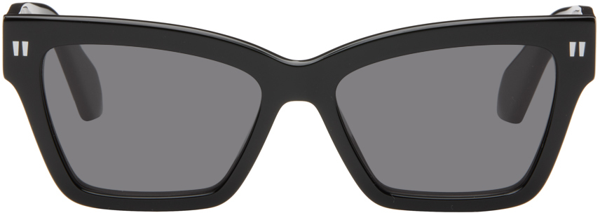 Shop Off-white Black Cincinnati Sunglasses In Black Dark Grey