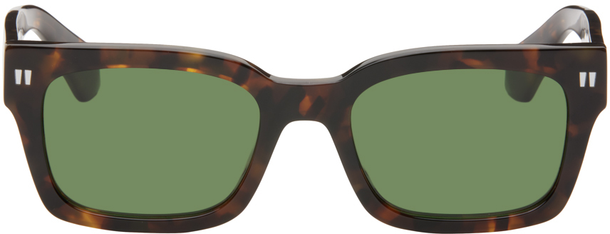 Off-White Tortoiseshell Midland Sunglasses