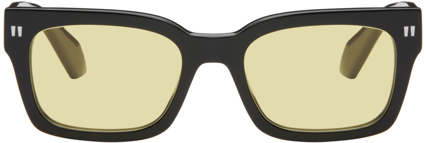 Shop Off-white Black Midland Sunglasses In Black Yellow