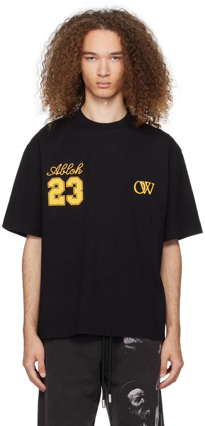 Off-White: Black 'OW 23' Skate T-Shirt