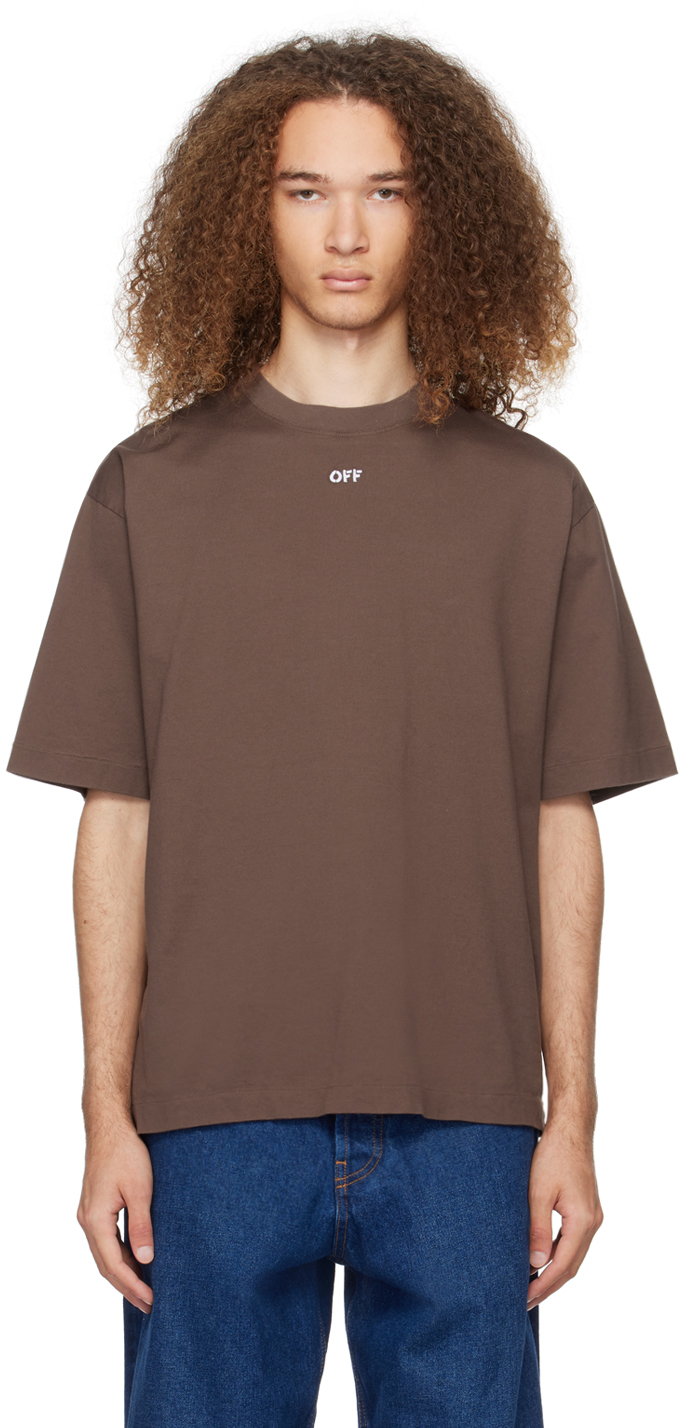 Brown Arrow Emb Skate T-Shirt