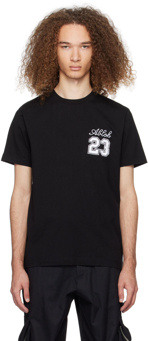 Shop Off-white Black '23' T-shirt In Black White