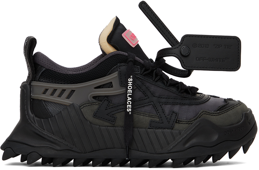 Off-white Black Odsy 1000 Trainers In Black Black