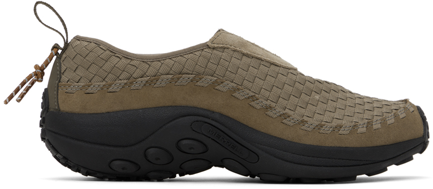 Brown Jungle Moc EVO Woven 1TRL Sneakers by Merrell 1TRL on Sale