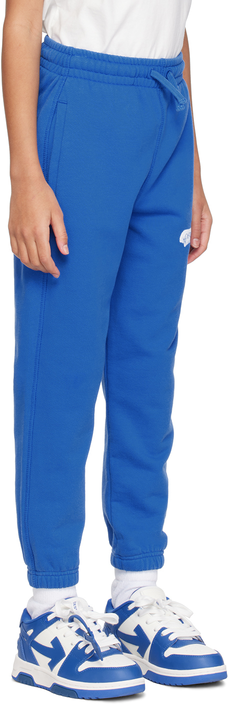 Off-white Diag Stripe-print Track Pants In Nautical Blue Wh