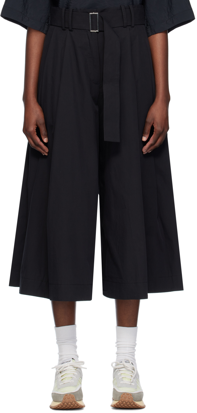 Studio Nicholsonのブラック ベルト トラウザーズがセール中