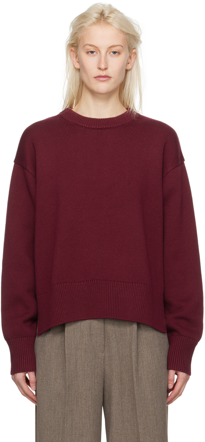 SSENSE Exclusive Burgundy Hima Sweater