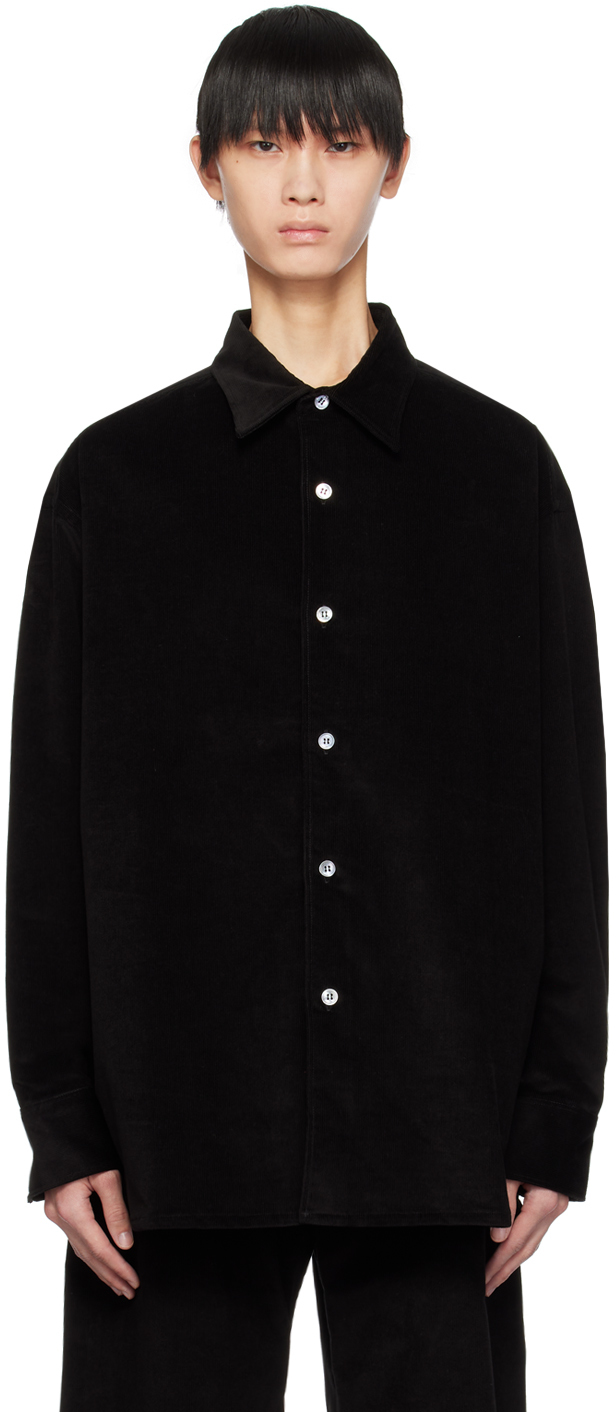 Studio Nicholson: Black Rosso Shirt | SSENSE Canada