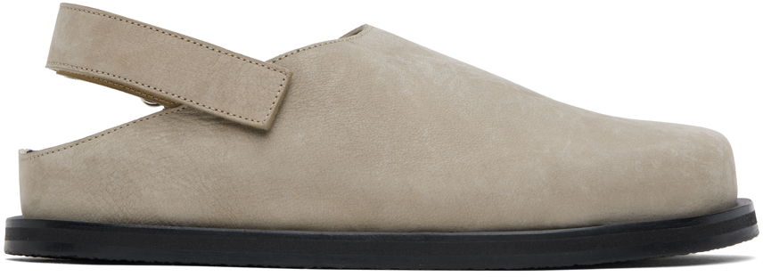 STUDIO NICHOLSON｜SLIP-ONS (HARDNING SNM SUEDE CLOG FROS Studio Nicholson - Hardning Suede Clogs (Black) — EQUIPMENT