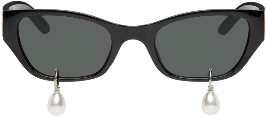 Kimhēkim Black Pearl Tears Cat-eye Sunglasses