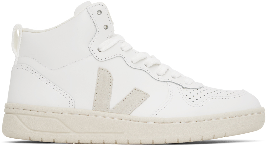 スニーカー V-15 Sneakers - Veja - Leather - Natural White V-15 LEATHER WHITE | VEJA