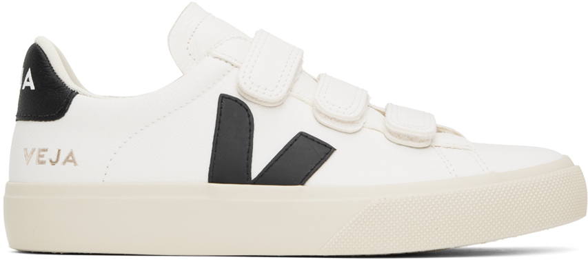 White & Black Recife ChromeFree Leather Sneakers