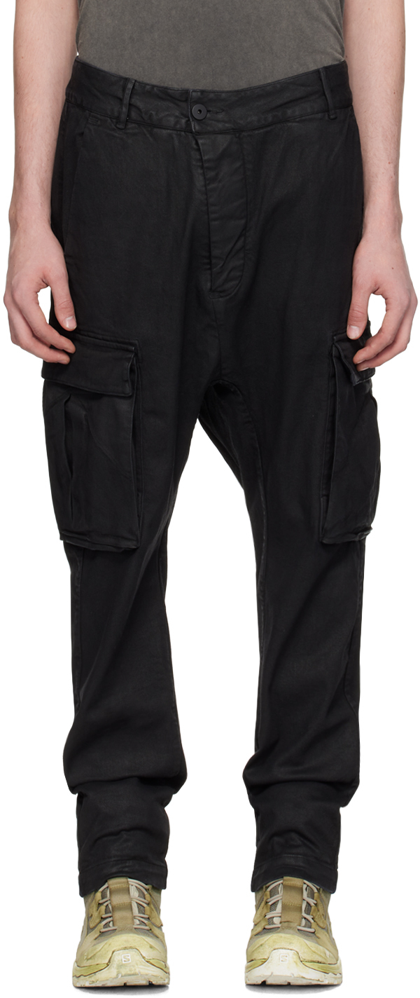 Navy P21B Cargo Pants by 11 by Boris Bidjan Saberi on Sale