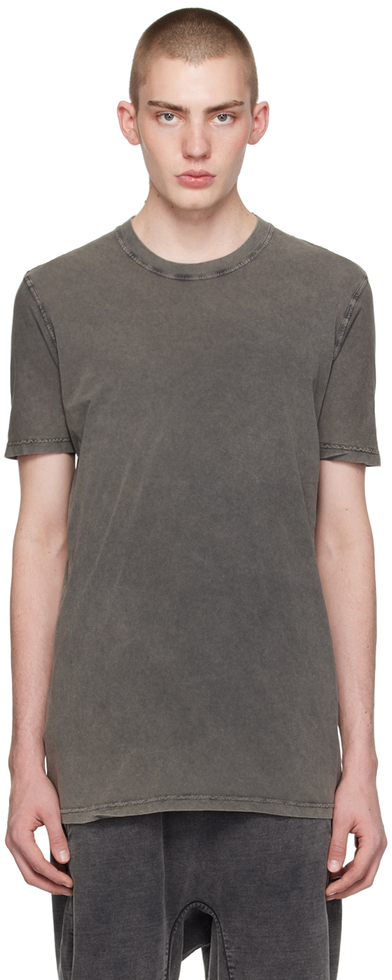 Shop 11 By Boris Bidjan Saberi Gray Ts5 T-shirt In Acid Grey