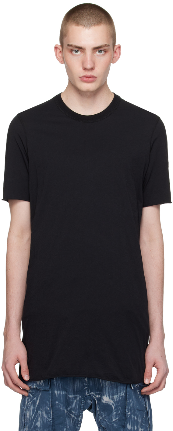 Shop 11 By Boris Bidjan Saberi Black Ts1b T-shirt In Black Dye