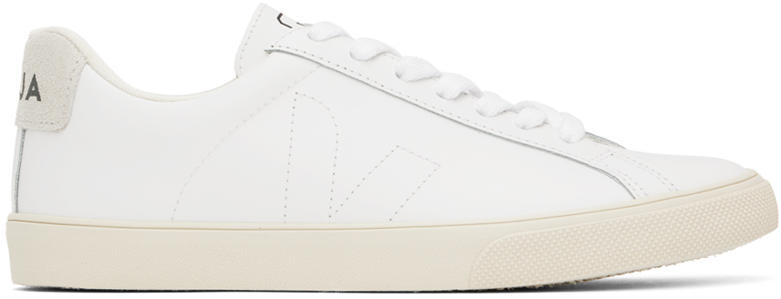 Veja White Esplar Sneakers In Extra-white