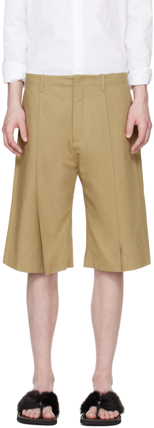 Shop T/sehne Beige Tailored Shorts