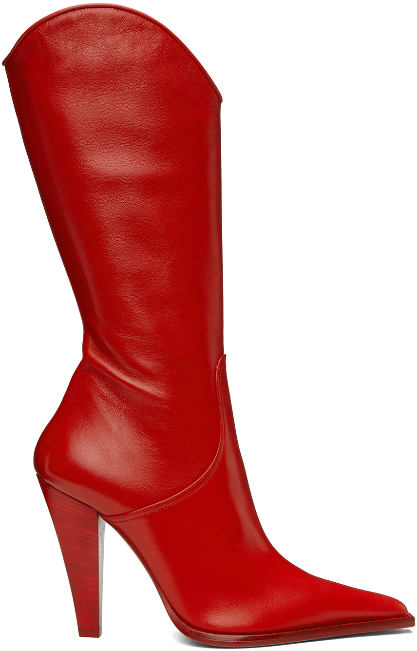 Shop Paris Texas Red Nadia Boots