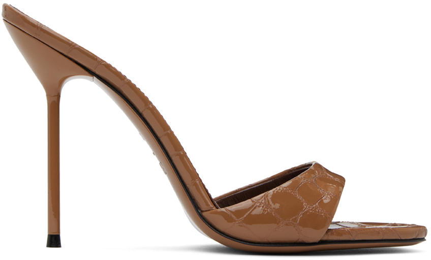 Paris Texas Brown Lidia Heeled Sandals In Cuoio