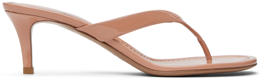 Shop Paris Texas Pink Ipanema Heeled Sandals In Peach