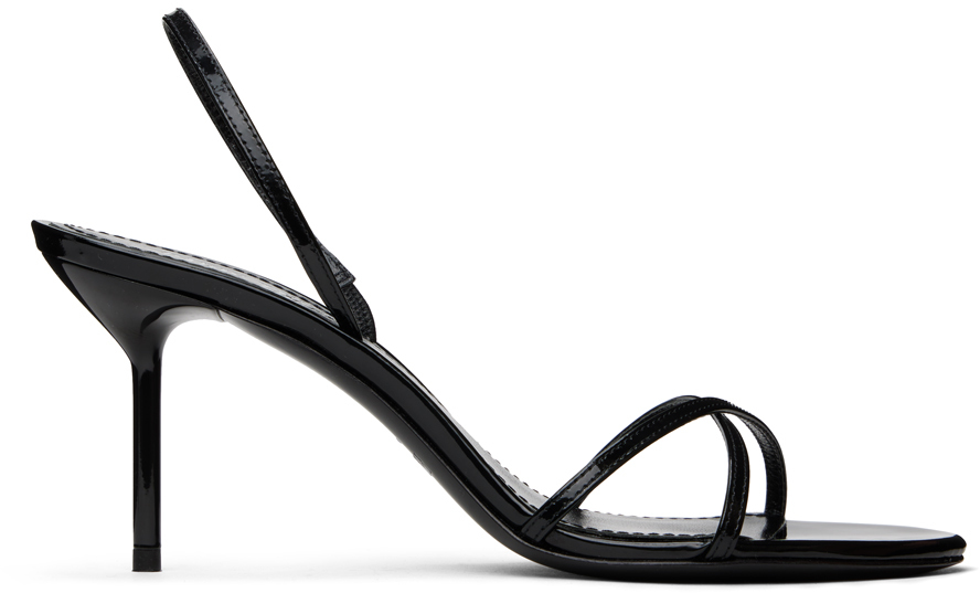 Black Liz Slingback 70 Heeled Sandals