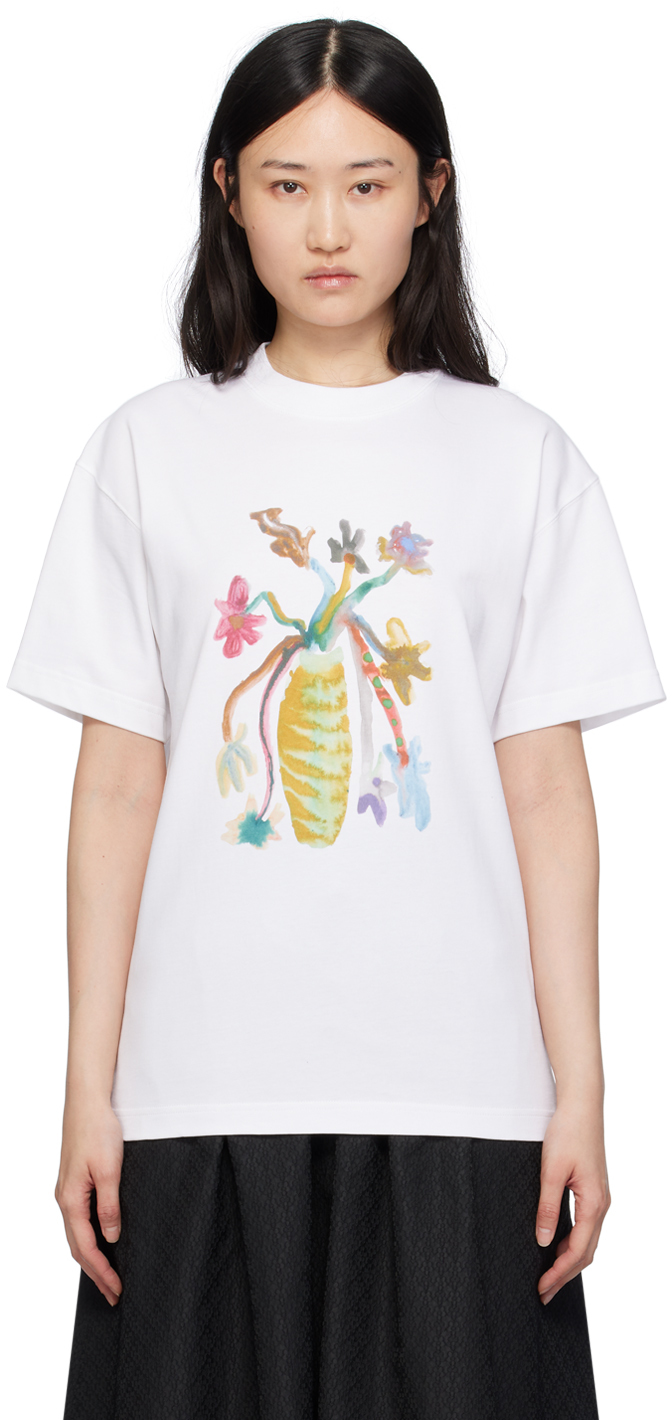 Shop Soulland White Kai T-shirt