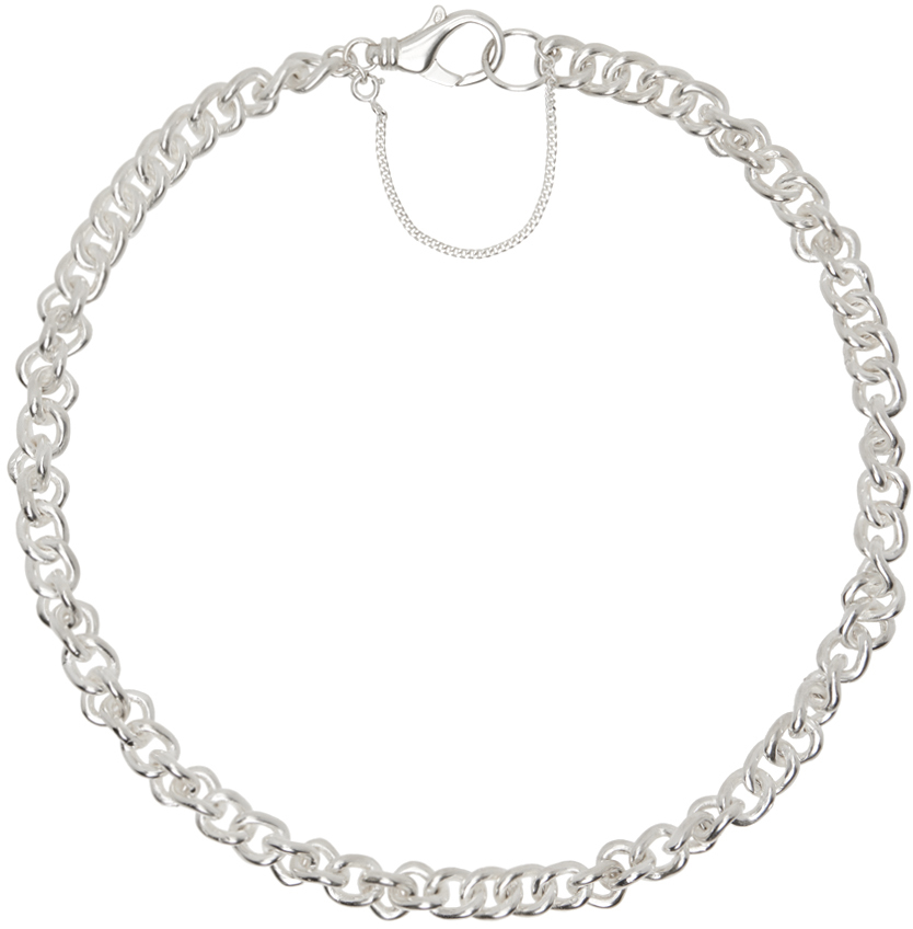 Pearls Before Swine Silver Sleda Xs Necklace In Metallic