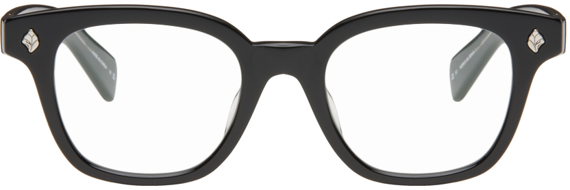Garrett Leight Black Naples Glasses In Bk Black