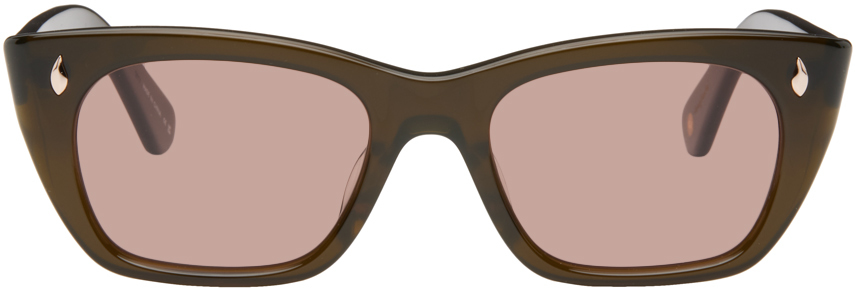 Garrett Leight Webster Sun Mudstone Sunglasses