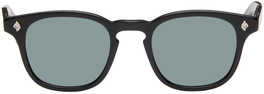 Garrett Leight Black Ace Sunglasses In Bk/sfprw Black