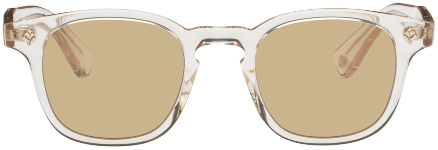 Garrett Leight Transparent Ace Sunglasses In Pro/sfhm