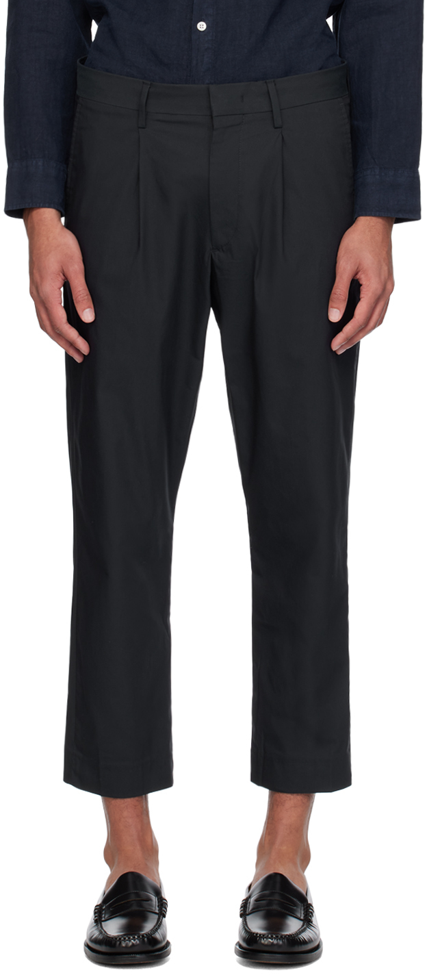 Navy Bill 1680 Trousers by NN07 on Sale