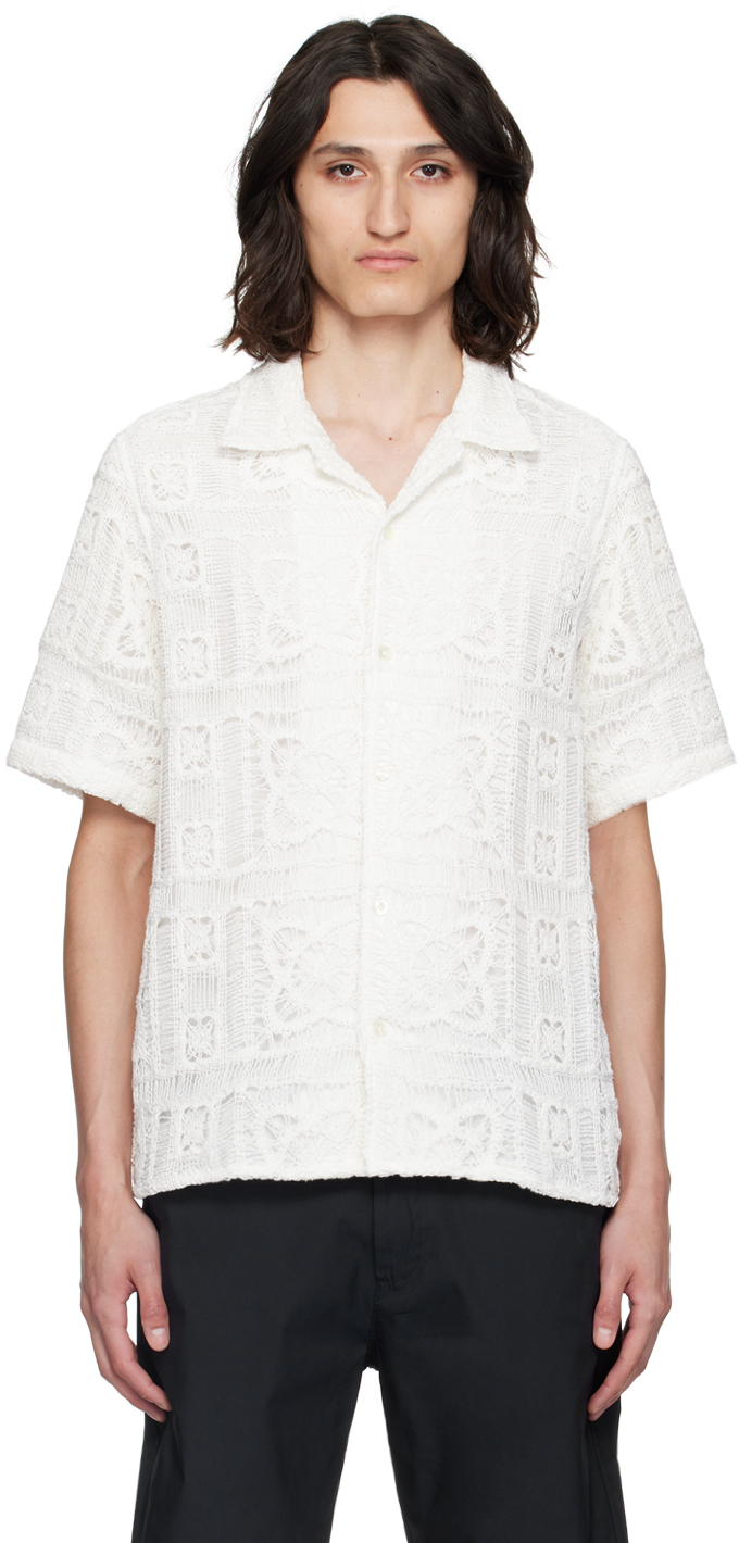 Shop Nn07 Off-white Julio 5390 Shirt In Off White