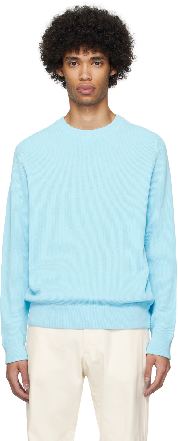 Shop Nn07 Blue Kevin 6600 Sweater In Polar Wind
