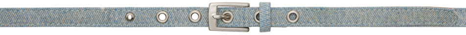 Blue Script Belt