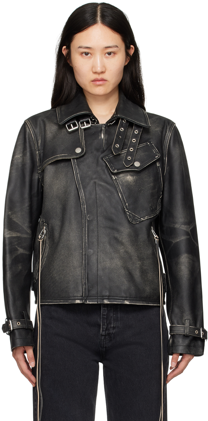 Black Achilles Leather Jacket