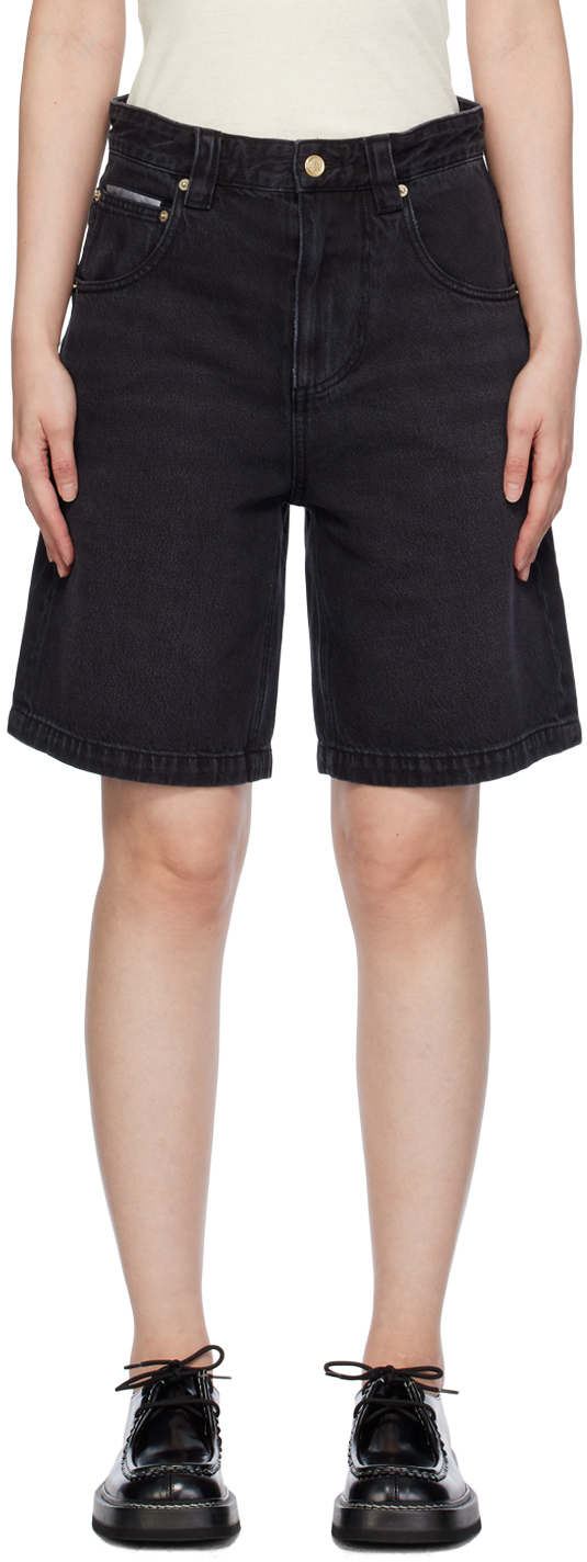 SSENSE Exclusive Black Keanu Denim Shorts
