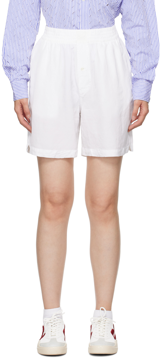 White Aniara Shorts