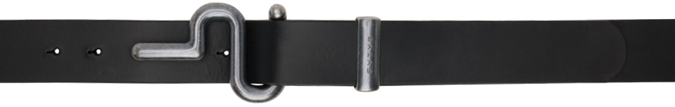 Black Zane Belt by EYTYS on Sale