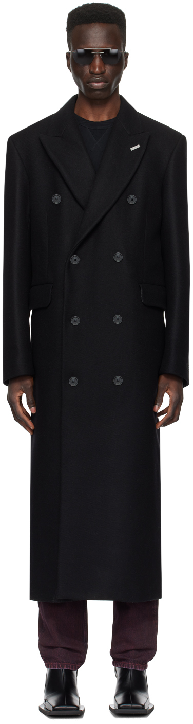 Shop Eytys Black Genesis Coat