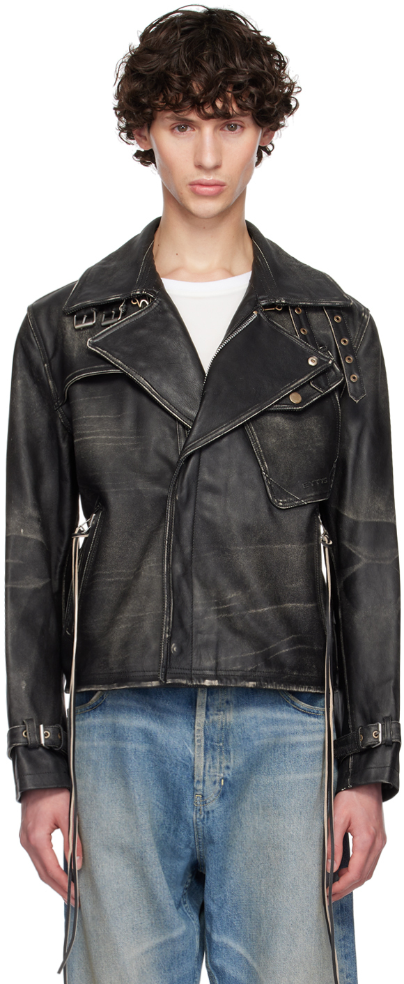 Black Achilles Leather Jacket