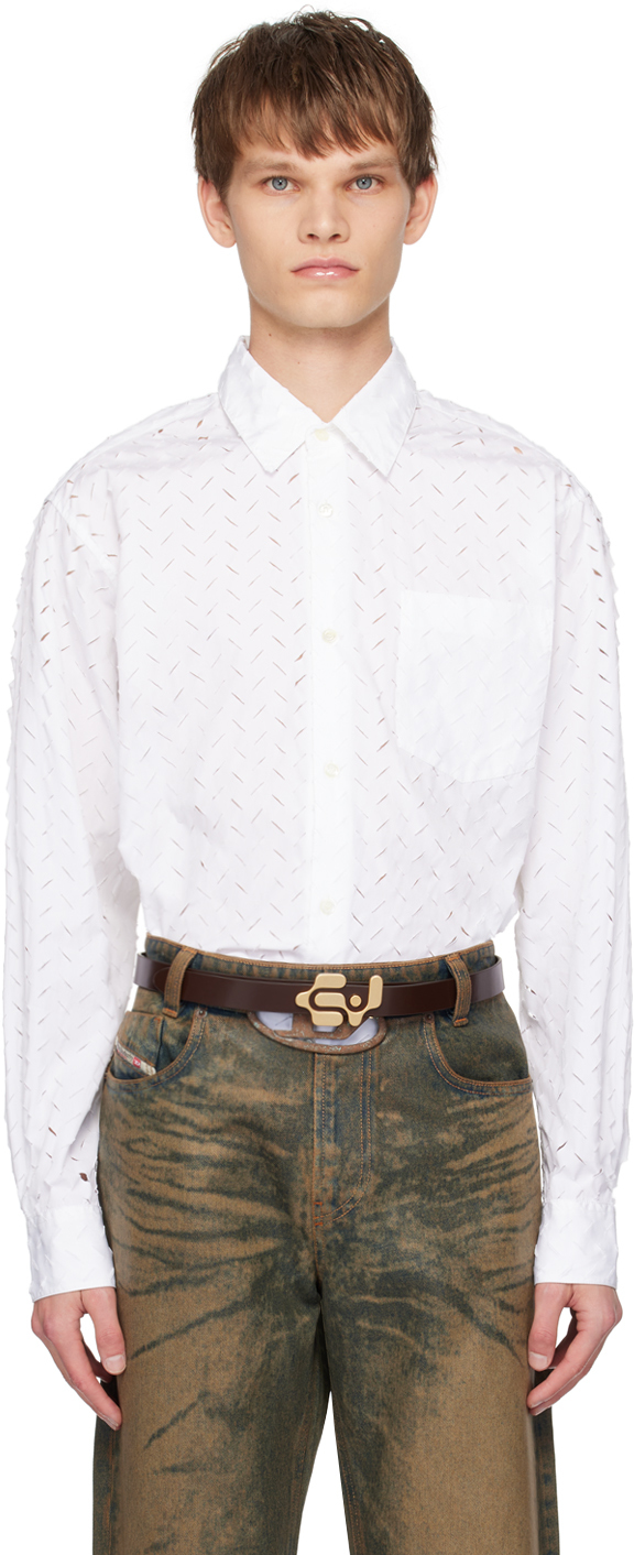 Shop Eytys White Otis Shirt