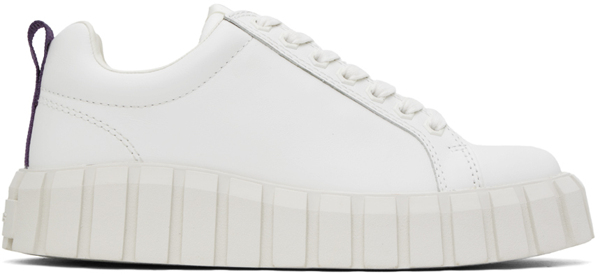 Eytys White Odessa Sneakers In Leather White